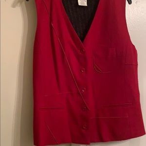 2 piece vest skirt suit